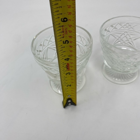 Set of 2 Vintage Parfait Dessert Glasses - Picture 5 of 6
